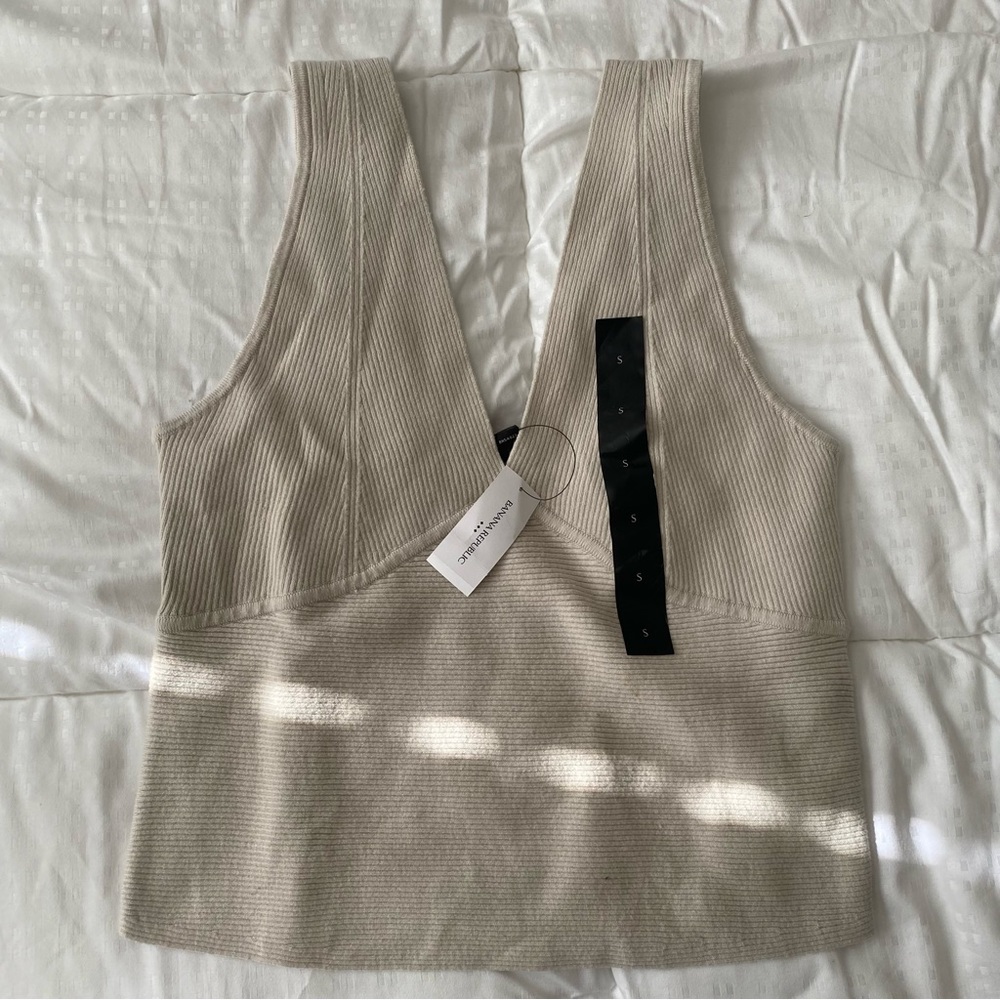 Banana Republic Cotton Ribbed Top